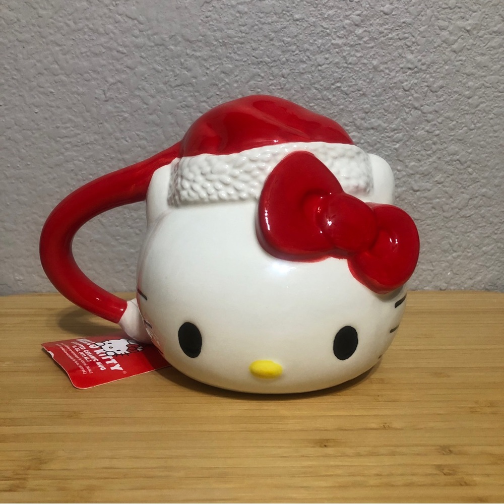 Hello Kitty Santa Hat Face Mug - BNWT